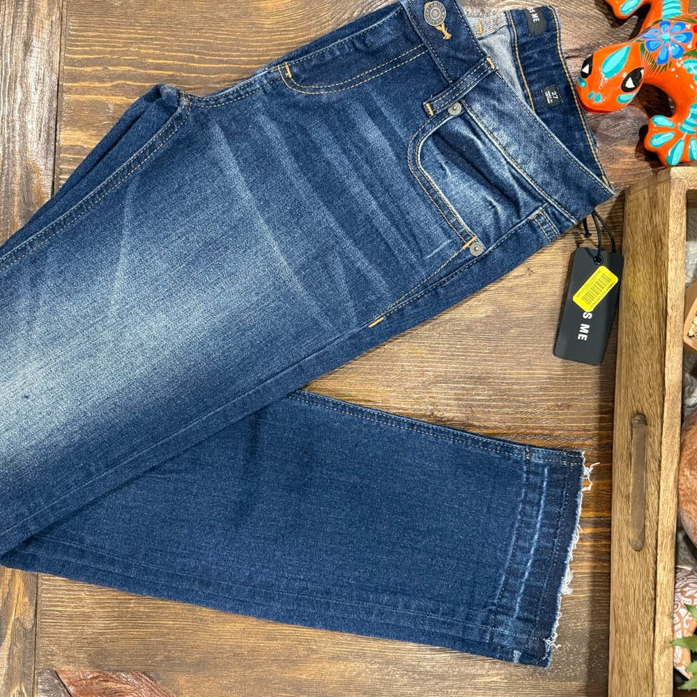 Miss Me Indigo Denim Jeans Ankle Straight  NWT